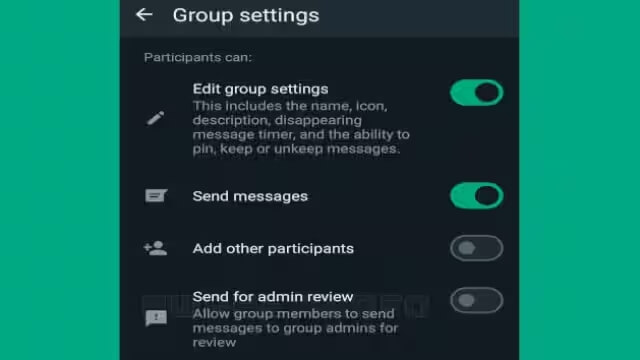 whatsapp-Group-Setting